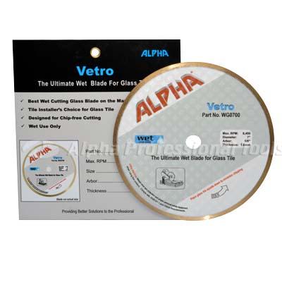 Alpha Vetro High - Performance Premium Glass Tile Cutting Blade