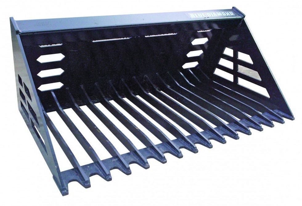 Mini Multi - Purpose Rock Bucket for Skid Steers