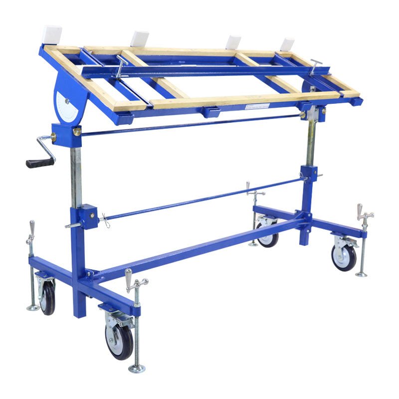 Adjustable Height Aardwolf Industrial Work Table for Versatile Fabrication Tasks