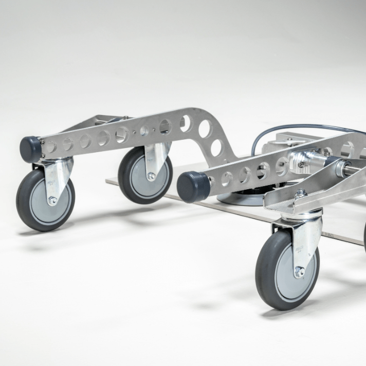 Ergonomic Grip Wheel Kit for Effortless Floor Tile Installation