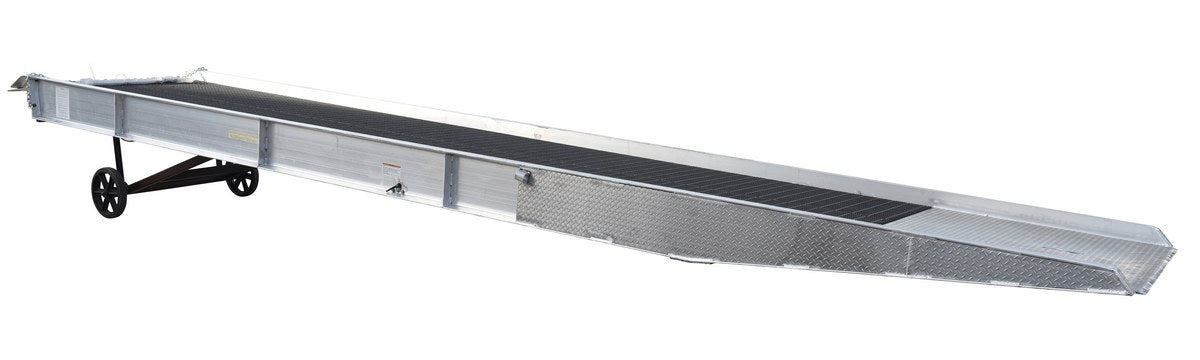High - Quality Aluminum Yard Ramps with Steel Grading for Industrial Use