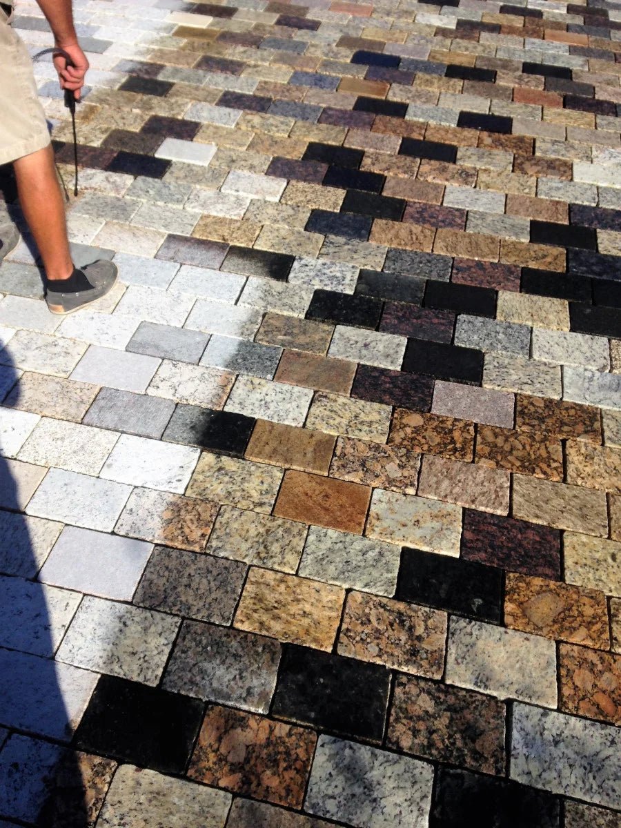 Natural Stone and Brick Paver Cobble Enhancer for a Moisture - Resistant Wet Look
