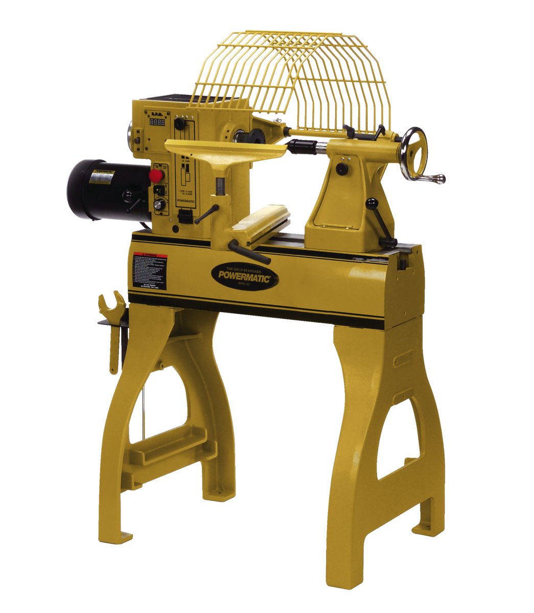 2020B 2HP, 1 or 3PH, 220V Enhanced Lathe for Space-Saving Turning