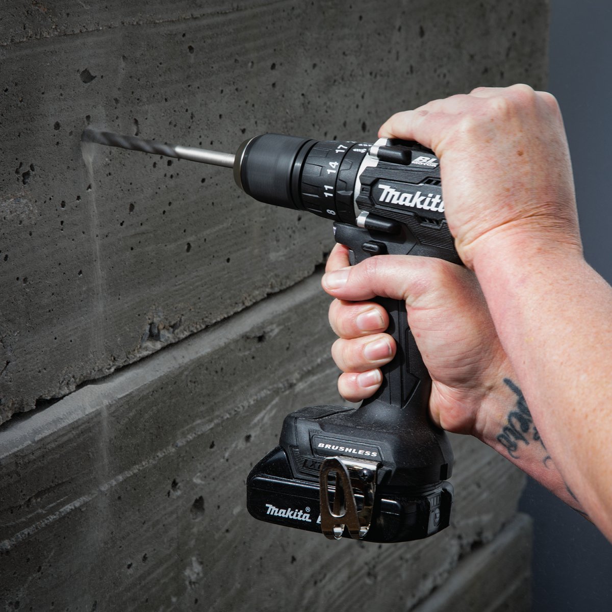 18V LXT® Lithium-Ion Sub-Compact Brushless Cordless 1/2-inch Hammer Driver-Drill with 2.0Ah Battery - A Compact and Powerful Drilling Solution