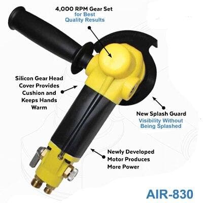 Alpha High - Performance AIR - 830 Diamond Air Polisher for Efficient Surface Polishing
