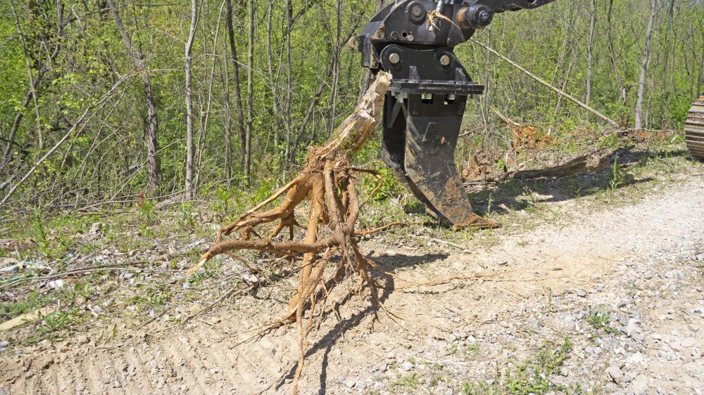 Blue Diamond® High - Efficiency Excavator Attachment for Permanent Tree and Shrub Removal