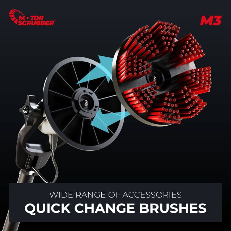 Compact and Powerful M3 Electric Floor Motor Scrubber for Deep Cleaning