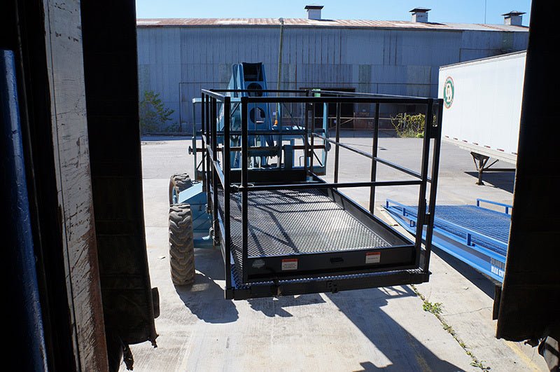 Lightweight and Durable Blue Diamond Forklift Work Platform
