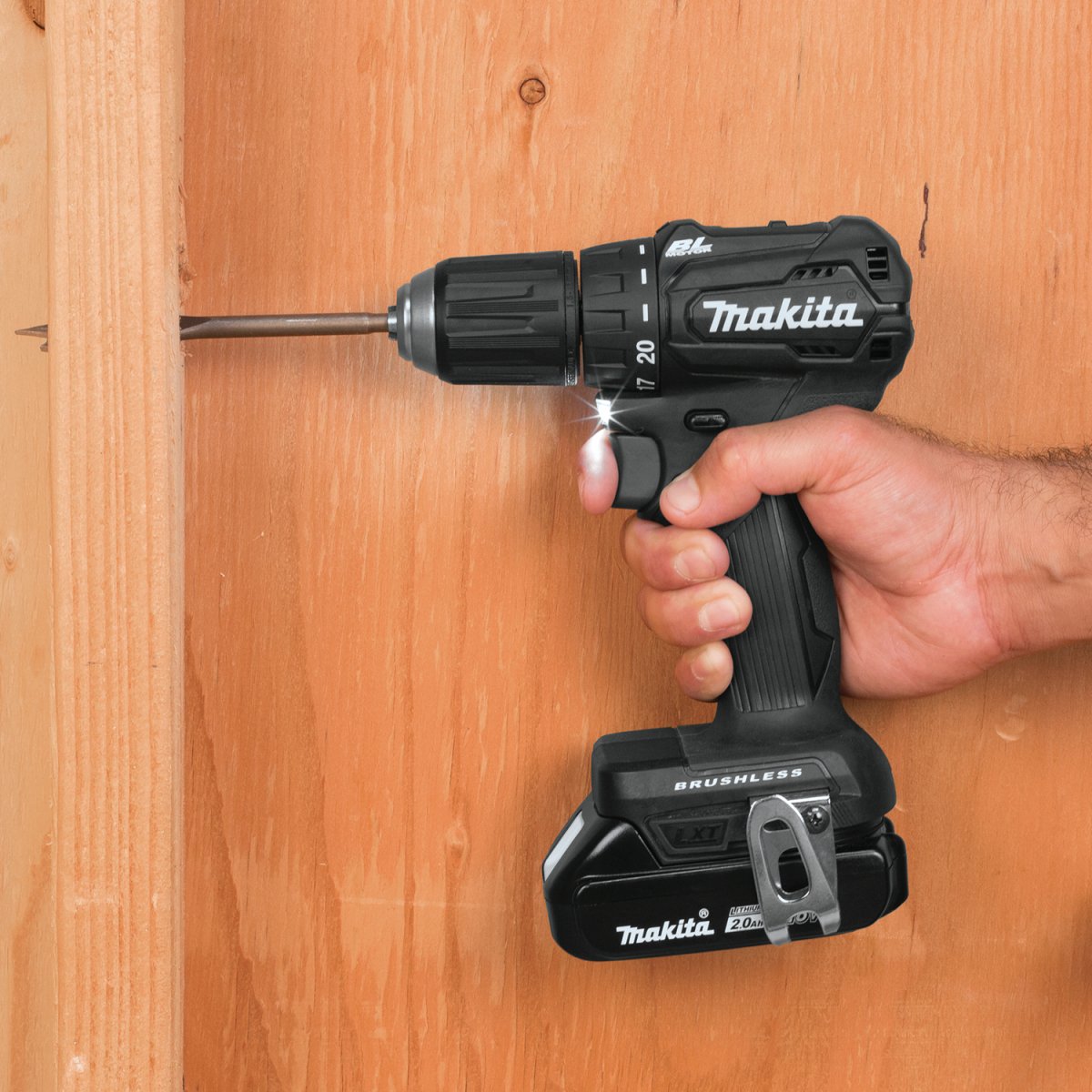 18V LXT® Sub-Compact Brushless Cordless 1/2 Driver-Drill with 2.0Ah Lithium-Ion Battery