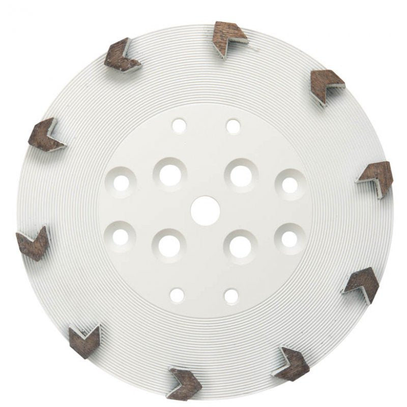 10 - inch Grinding Plates with Arrow - shaped Segments for Industrial Grinding Applications