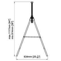Aardwolf Heavy - Duty Height - Adjustable Fabrication Stand for Kitchen and Bar Countertops