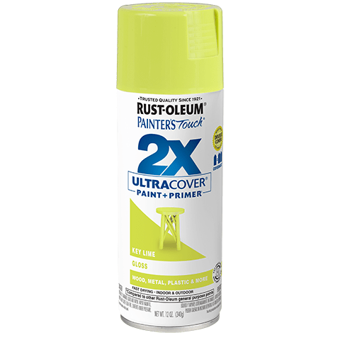 2x Ultra Coverage Glossy Spray Paint Set - 12 Ounce Cans (Pack of 6)