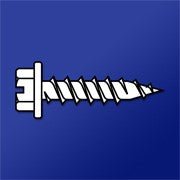 Daggerz Branded Slotted Hex Washer Head Zinc-Coated Needle Point Screws with 5/16 Hex Drive for Light Metal Applications
