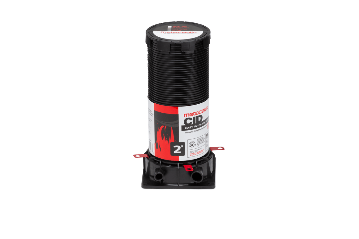 Metacaulk Cast - In - Place Device (CID) for Through - Floor Penetration Firestop - Case of 12 Units