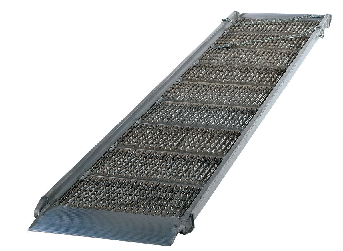 Lightweight and Rust - Free Aluminum Grip - Strut Walk Ramps for Truck Loading