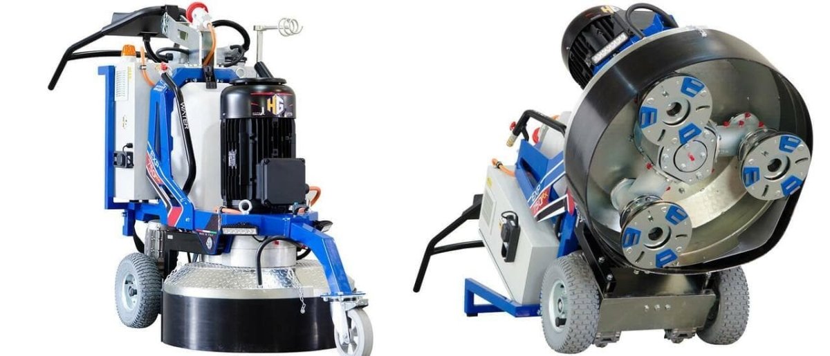 Large-Scale Remote-Controlled EXP 750 RX/AT Concrete Grinder and Polisher