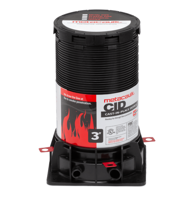 Metacaulk Cast - In - Place Device (CID) 3 - Pack of 12 Units for Through - Floor Penetration Firestop
