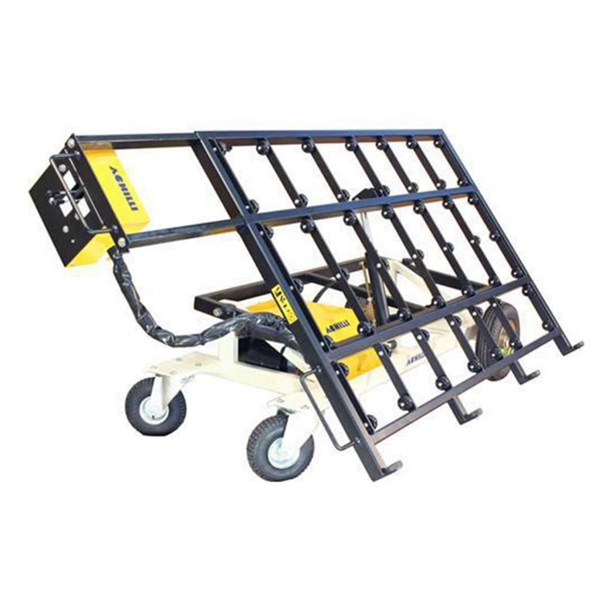 Achilli SC500 LC Hydraulic Tilting Stone Slab Transport Cart with Adjustable Worktop