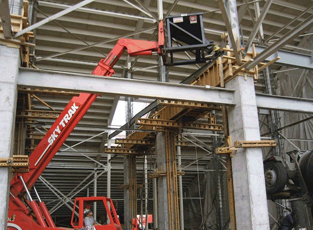 Star Industries High - Capacity Concrete Hopper for Forklifts
