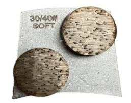 Quick - Change Double - Round Grinding Segment Ideal for Concrete and More