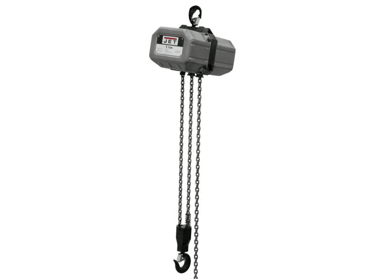 1-Ton Single-Phase Electric Chain Hoist with a 10-Foot Lift - JET® SSC Series