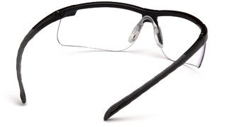 Safety Eyewear: Clear H2MAX Anti-Fog Lenses with Black Frames - Pack of 12 Pieces
