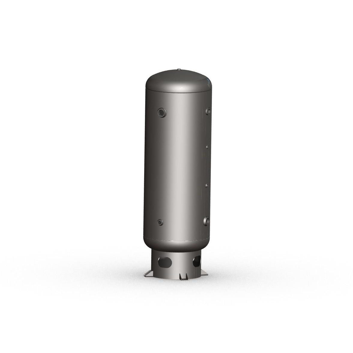 240 Gallon ASME Coded Vertical Air Receiver Tank - 200 psi Working Pressure