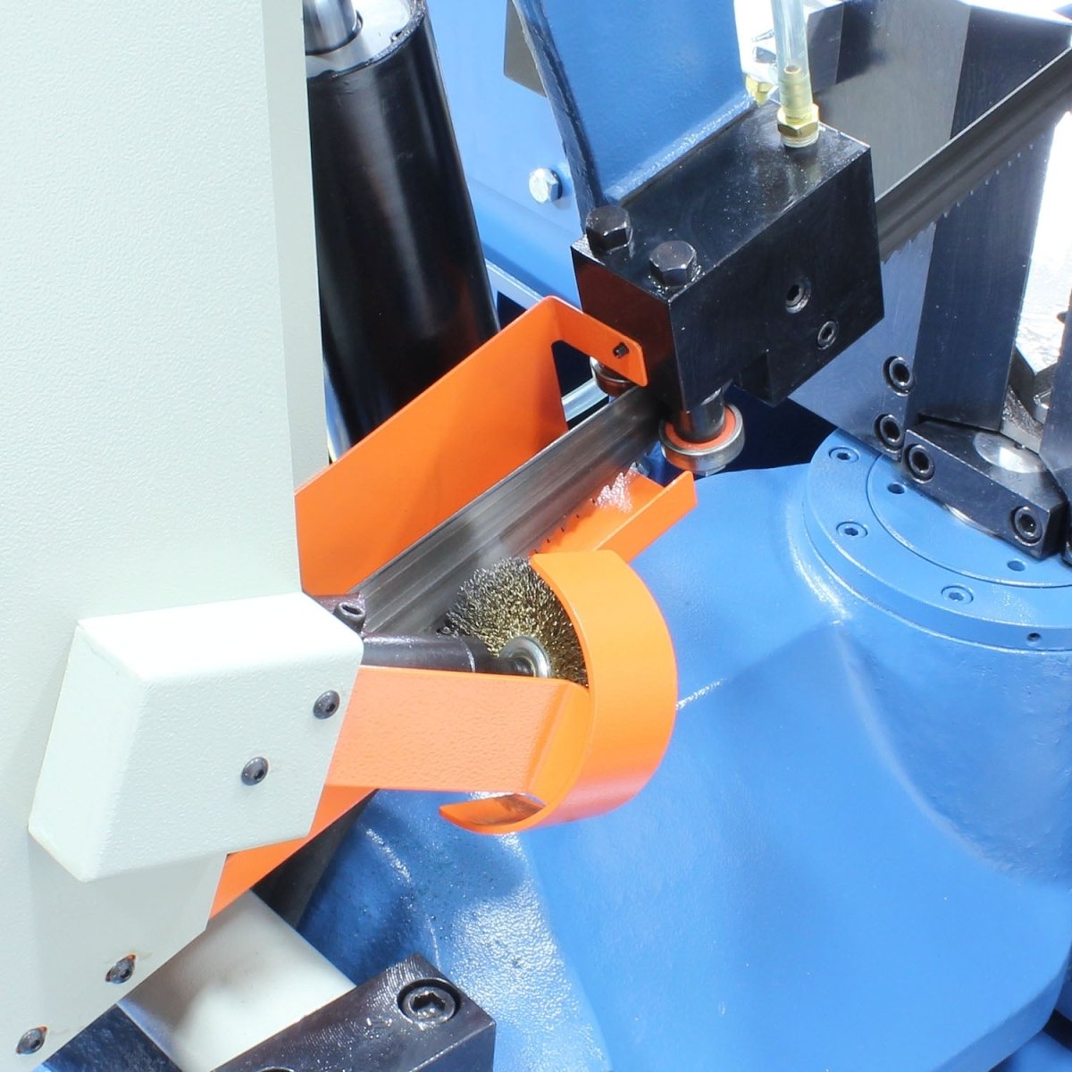 Semi - Automatic Hydraulic Dual - Mitering Band Saw BS - 20SA - DM for Long - term Reliable Use