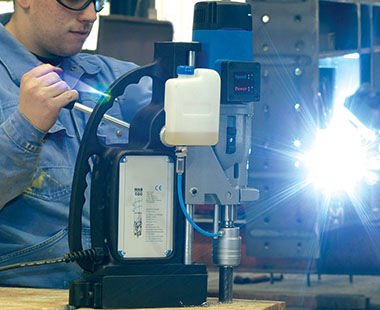 Powerful MAB 825 and MAB 845 Portable Magnetic Drills for Heavy - Duty Use
