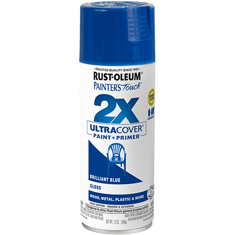 2x Ultra Coverage Glossy Spray Paint Set - 12 Ounce Cans (Pack of 6)