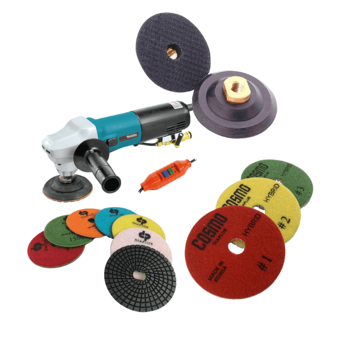 On Sale! Makita Wet Polishing Stone Kit with Versatile Pads