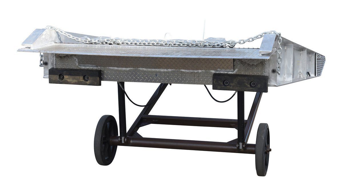High - Quality Aluminum Yard Ramps with Steel Grading for Industrial Use