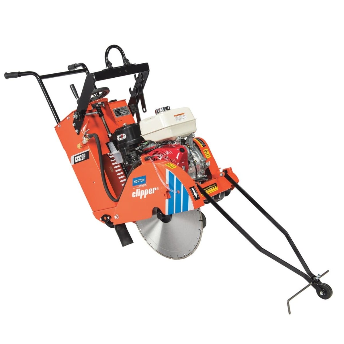 Clipper C1320P Gas-Powered Small Push Walk-Behind Saw for Contractors