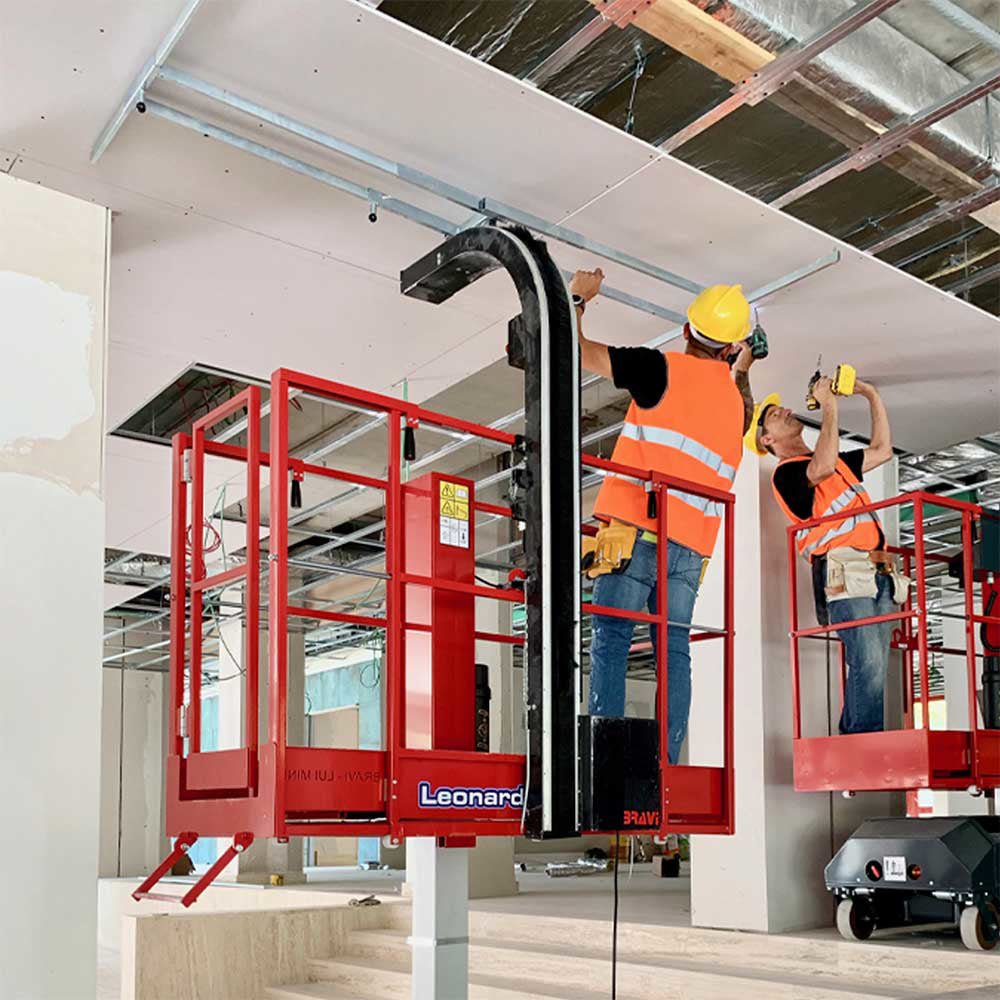 Drywall Installation Lift Attachment for Leonardo HD Model