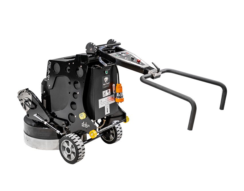 25-Inch Wolf Pack Delta Professional Floor Grinder for Versatile Spaces