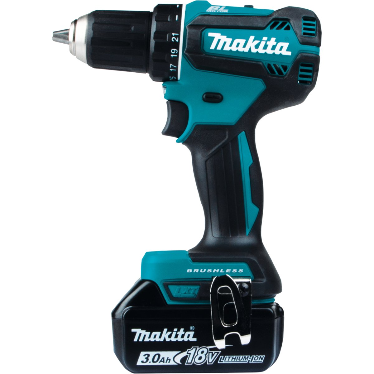 18V LXT® Lithium-Ion Brushless Cordless 1/2 Drill with 3.0Ah Battery