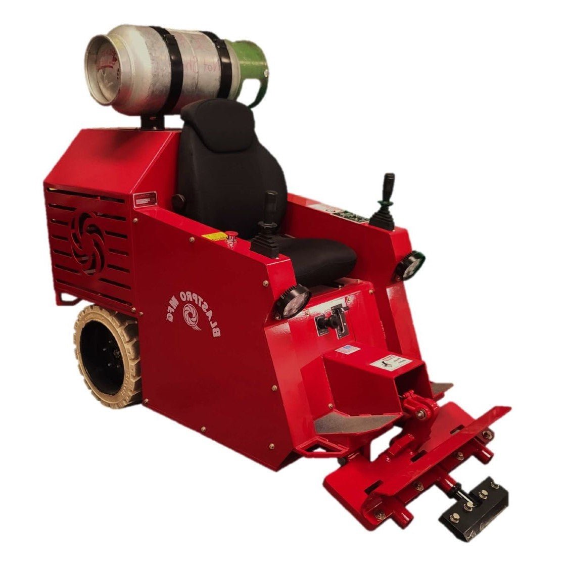 Efficient LPG-Powered Blastpro BRB-2600 Ride-On Floor Scraper for Large-Scale Removal