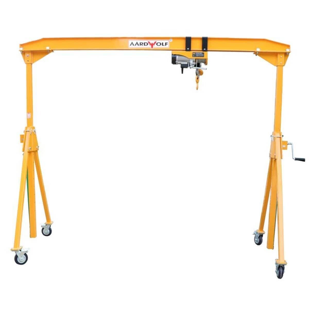Portable and Adjustable Aardwolf Gantry Crane for Various Lifting Needs