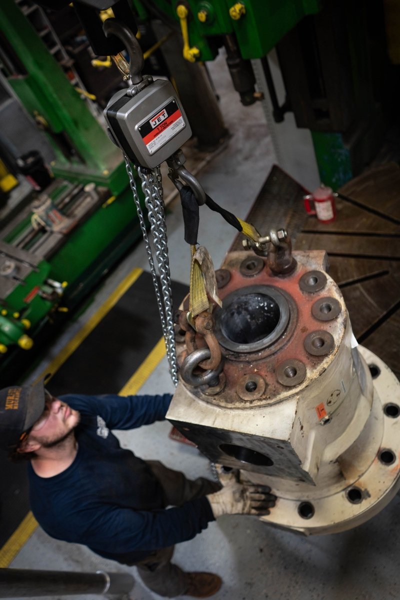 Lightweight 1-Ton Aluminum Hand Chain Hoist with 10-Foot Lift | AL100-100-10