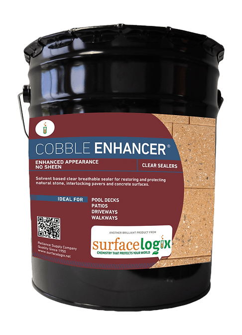 Natural Stone and Brick Paver Cobble Enhancer for a Moisture - Resistant Wet Look