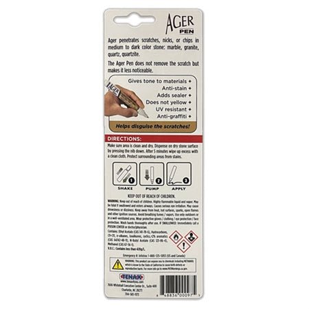 Tenax Ager Pen - A Stone Care Pen for Medium to Dark Color Stone