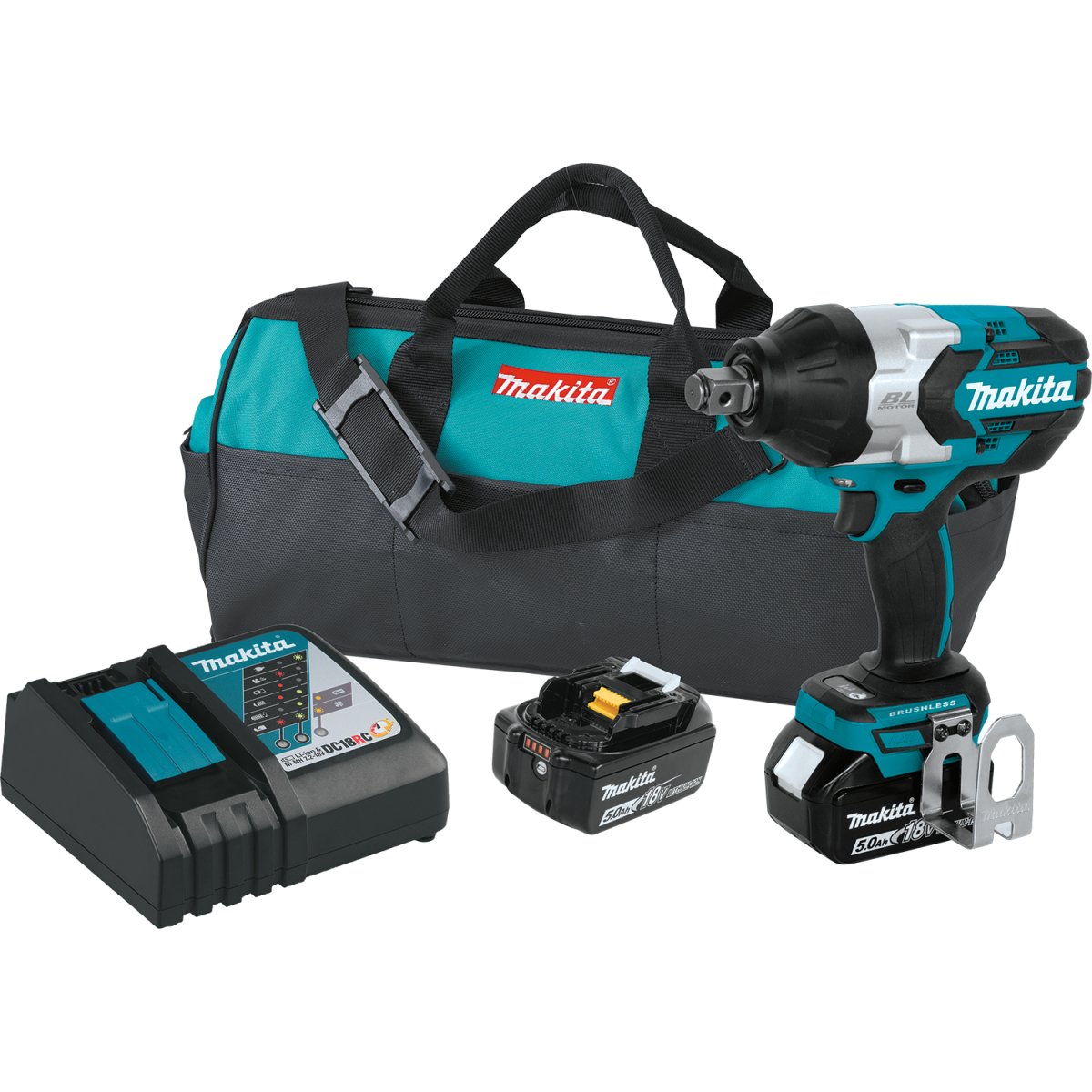 18V LXT® Lithium-Ion Brushless Cordless High-Torque 3/4 Square Drive Impact Wrench - Ideal for Heavy-Duty Fastening Jobs