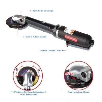 Alpha COTE-04 High-Power Pneumatic Extended Cut-Off Tool with 11-Position Guard