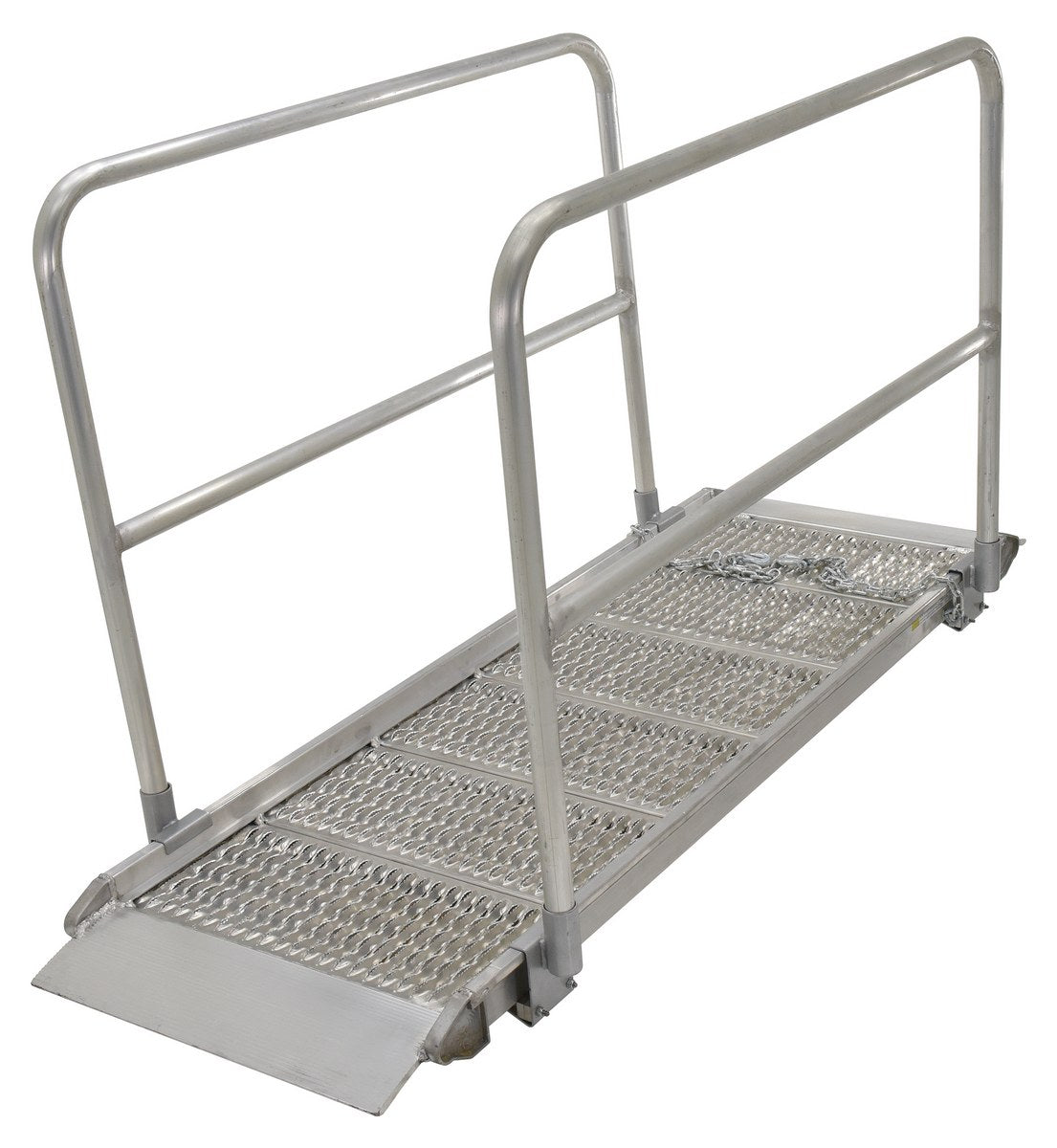 Lightweight and Rust - Free Aluminum Grip - Strut Walk Ramps for Truck Loading