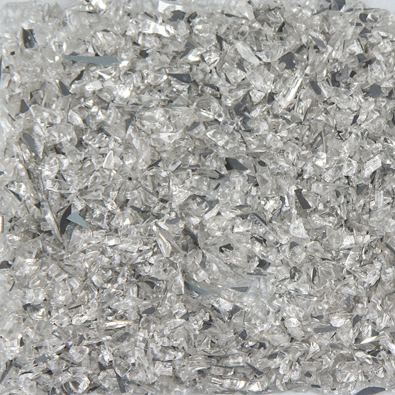 USA-Made Recycled Mirror Terrazzo Glass in Various Sizes