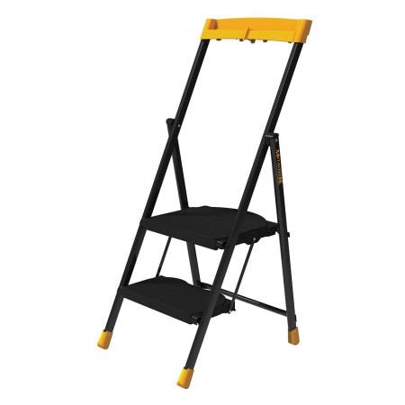 Pro-Grade 2-Step Steel Stepstool with 250 Lb Load Capacity, Type I
