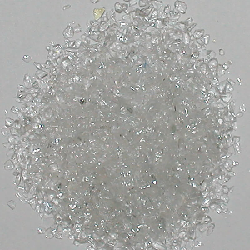 Transparent Plate-Style Terrazzo Decorative Glass