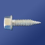 Zinc-Coated DAGGER-ZIP Ultra Sharp Point Screws with Unslotted Hex Washer Head for Light Metal Applications