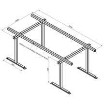Portable and Heavy - Duty Aardwolf Trestle with 765W Power