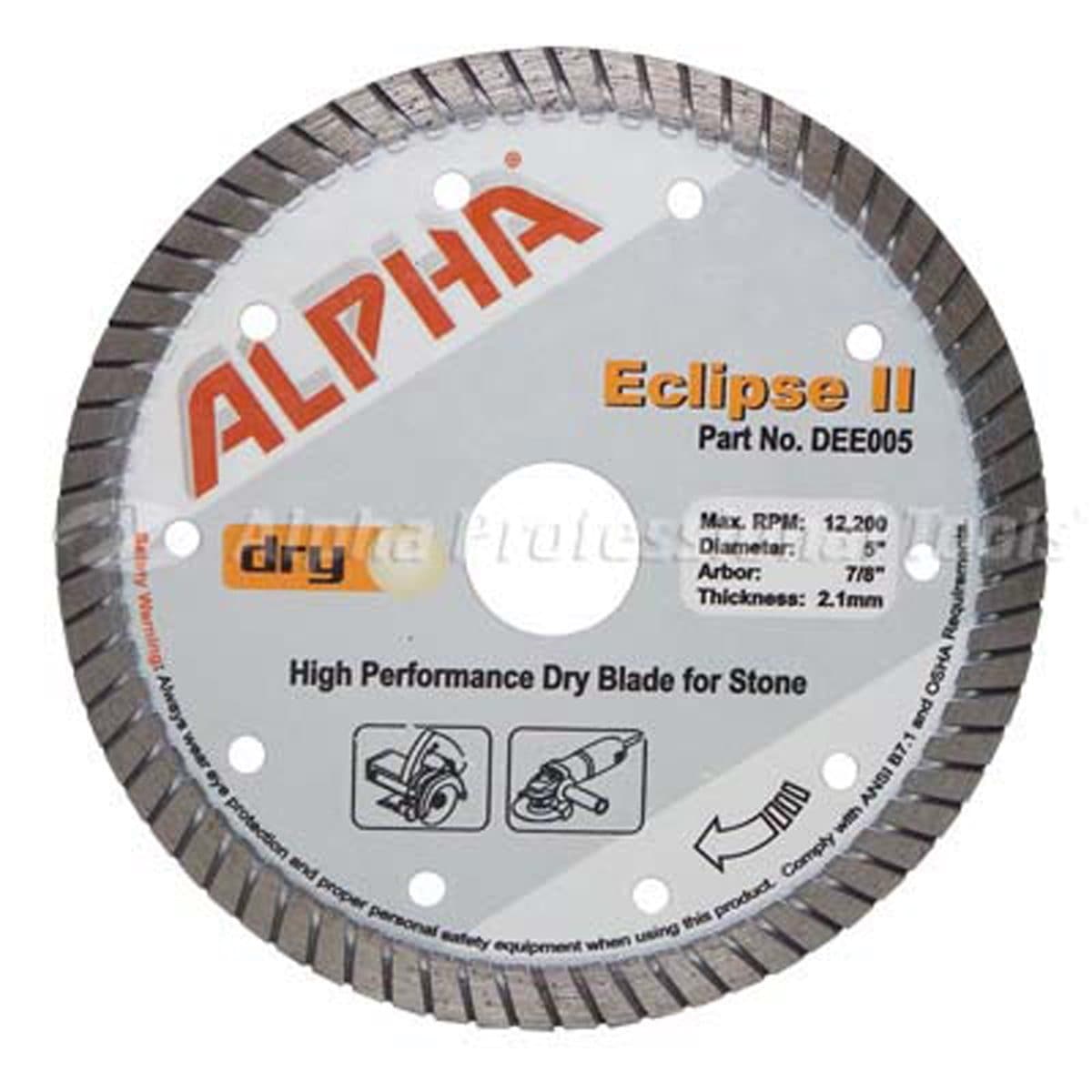 Alpha® Eclipse II: High - Performance Diamond Blade for Common Building Materials